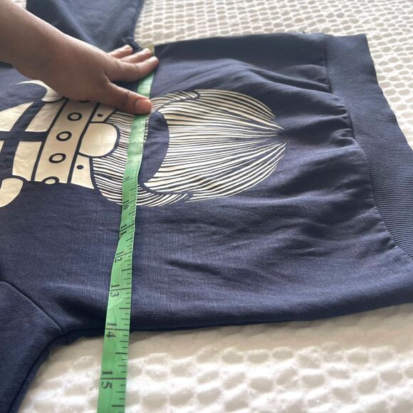 Danefae Organic Boys Sweatshirt Navy Blue Pullover Jacket Hoodie Size 4 - Picture 5 of 5